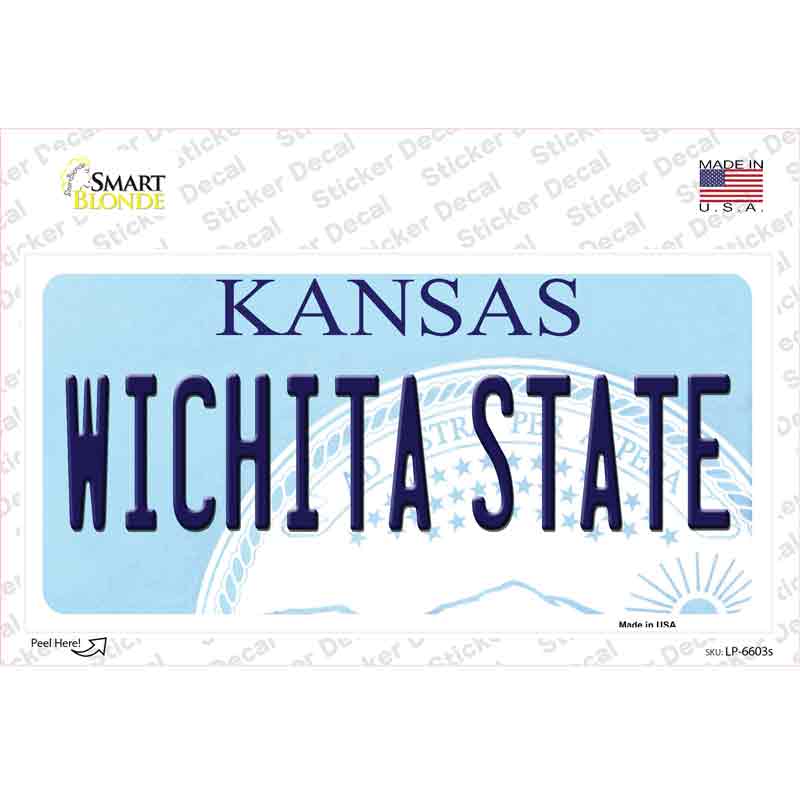 Wichita State Kansas Novelty Sticker Decal Small