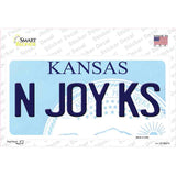 N Joy Kansas Novelty Sticker Decal Small