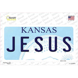 Jesus Kansas Novelty Sticker Decal Small