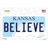 Believe Kansas Novelty Sticker Decal Small