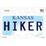 Hiker Kansas Novelty Sticker Decal Small