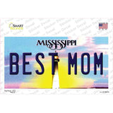 Best Mom Mississippi Novelty Sticker Decal Small