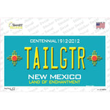 Tailgtr New Mexico Novelty Sticker Decal Small