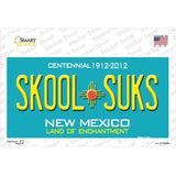 Skool Suks New Mexico Novelty Sticker Decal Small