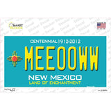 Meeooww New Mexico Novelty Sticker Decal Small