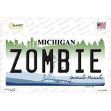 Zombie Michigan Novelty Sticker Decal Small