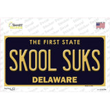 Skool Suks Delaware Novelty Sticker Decal Small