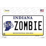 Zombie Indiana Novelty Sticker Decal Small