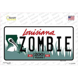 Zombie Louisiana Novelty Sticker Decal Small