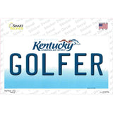 Golfer Kentucky Novelty Sticker Decal Small