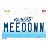 Meeooww Kentucky Novelty Sticker Decal Small