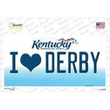 I Love Derby Kentucky Novelty Sticker Decal Small