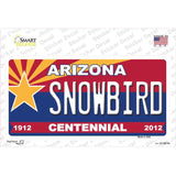 Arizona Centennial Snowbird Novelty Sticker Decal Small