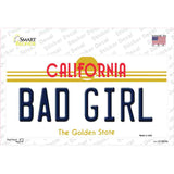 Bad Girl California Novelty Sticker Decal Small