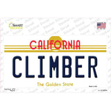 Climber California Novelty Sticker Decal Small