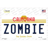 Zombie California Novelty Sticker Decal Small