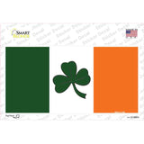 Shamrock Irish Flag Novelty Sticker Decal Small