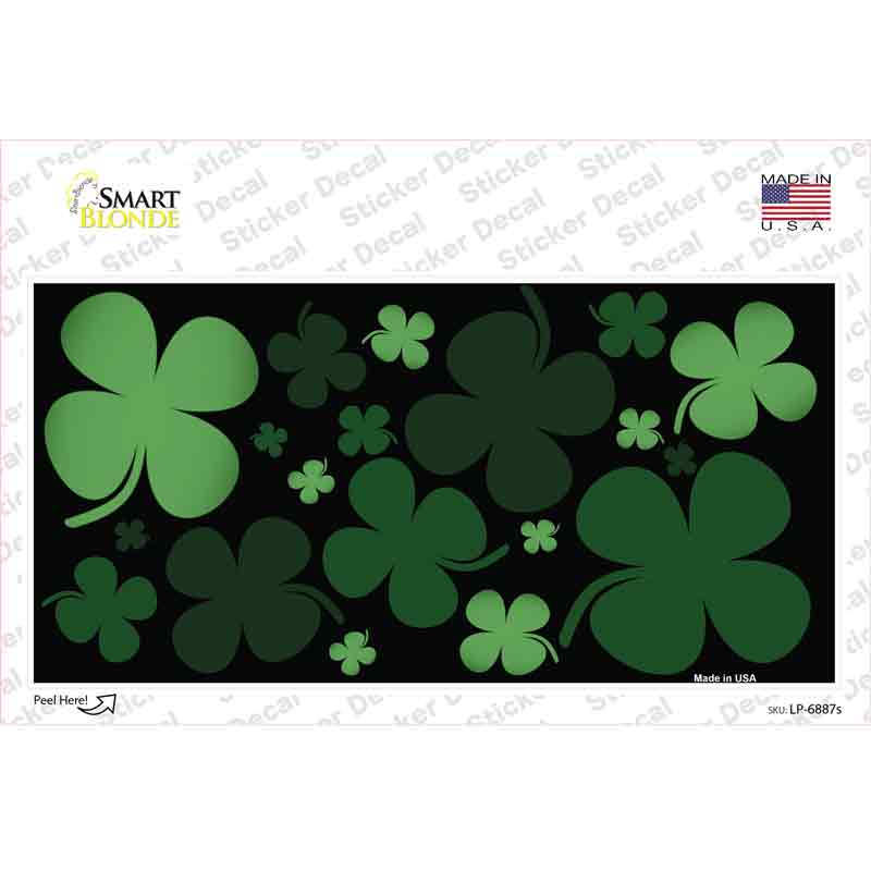 Clovers Novelty Sticker Decal Small