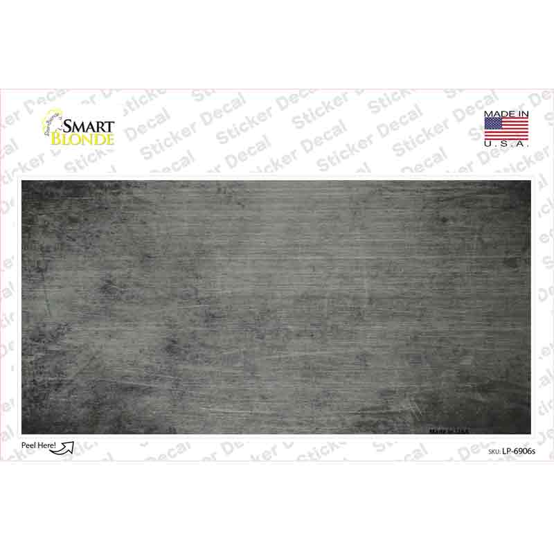 Gray Oil Rubbed Solid Novelty Sticker Decal