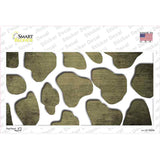 Gold White Giraffe Oil Rubbed Novelty Sticker Decal