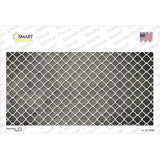 Tan White Quatrefoil Oil Rubbed Novelty Sticker Decal