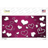 Pink White Love Oil Rubbed Novelty Sticker Decal