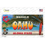 Oahu Hawaii State Novelty Sticker Decal Small