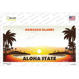 Hawaiian Islands Hawaii Blank State Novelty Sticker Decal Small