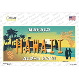 Hawaii Pineapple Novelty Sticker Decal Small