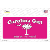 Carolina Girl Pink Novelty Sticker Decal Small