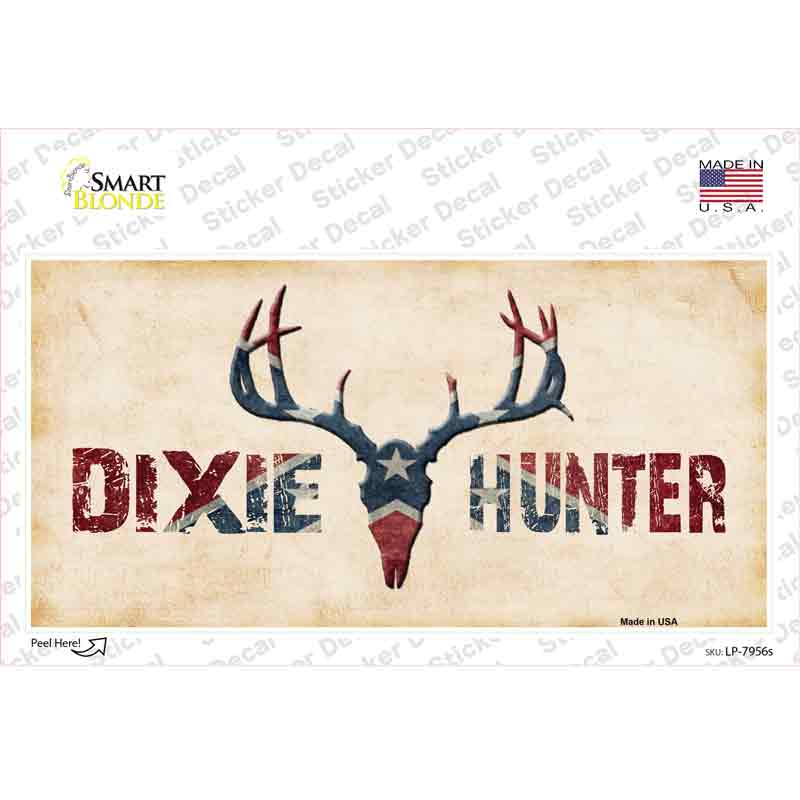 Dixie Hunter Novelty Sticker Decal Small