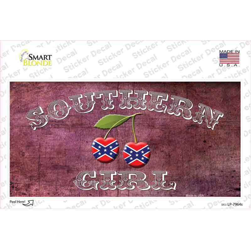 Southern Girl Novelty Sticker Decal Small