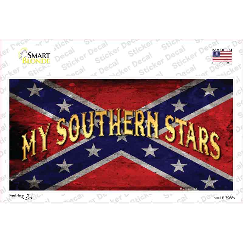 My Southern Stars Novelty Sticker Decal Small