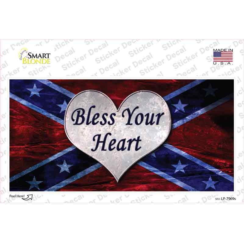 Bless Your Heart Novelty Sticker Decal Small