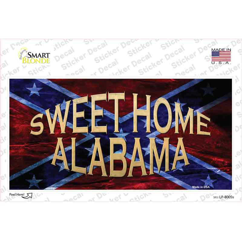 Sweet Home Alabama Novelty Sticker Decal Small