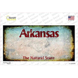 Arkansas State Rusty Novelty Sticker Decal Small