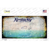 Kentucky State Rusty Novelty Sticker Decal Small