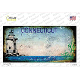 Connecticut Rusty Novelty Sticker Decal Small