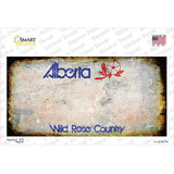 Alberta State Rusty Novelty Sticker Decal Small