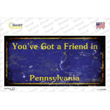 Pennsylvania Rusty Novelty Sticker Decal Small