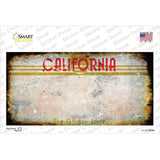 California Golden State Rusty Blank Novelty Sticker Decal Small