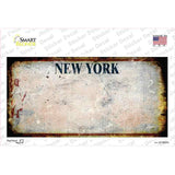 New York Rusty Novelty Sticker Decal Small