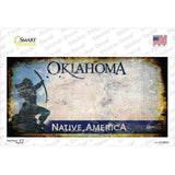 Oklahoma Rusty Novelty Sticker Decal Small