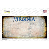 Virginia Rusty Novelty Sticker Decal Small