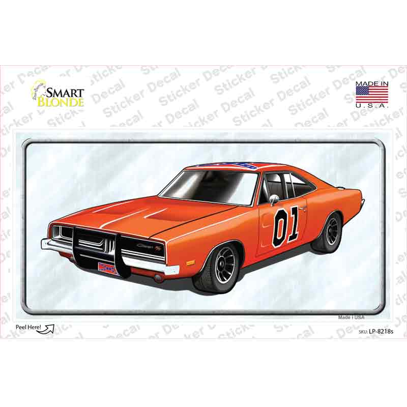 General Lee Car Novelty Sticker Decal Small