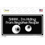 Hiding From Negative People Novelty Sticker Decal