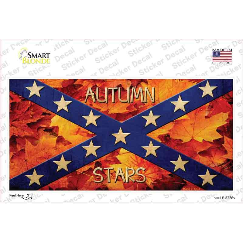 Autumn Stars Novelty Sticker Decal Small