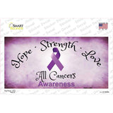 All Cancer Awareness Novelty Sticker Decal