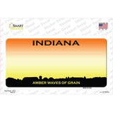 Indiana Amber Waves Novelty Sticker Decal Small