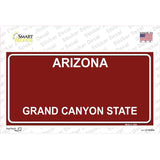 Arizona Red Novelty Sticker Decal Small